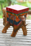 Elefant, Holzskulptur
