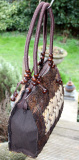 Handtasche aus Kokosnuss