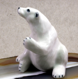 Eisbär, Porzellanminiatur