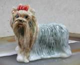 Yorkshire, Hund, Porzellanminiatur