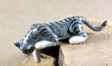 Katze, Porzellanminiatur