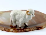 Widder, Porzellanminiatur