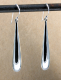 Tropfen, Ohrringe, Silber