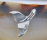 Walflosse, Anhänger 925 Sterling Silber