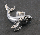 Wal, Anhänger, 925 Sterling Silber