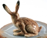 Hase, Porzellanminiatur
