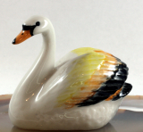 Schwan, Porzellanminiatur