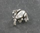 Frosch, beweglicher Anhänger, 925 Sterling Silber
