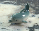 Delfin, Porzellanminiatur