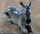 Esel, Porzellanminiatur