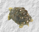 Schildkröte, Porzellanminiatur