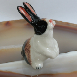 Hase, Porzellanminiatur