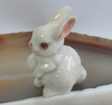 Hase, Porzellanminiatur