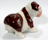 Bulldogge, Hund ,Porzellanminiatur