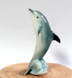 Delfin, Porzellanminiatur