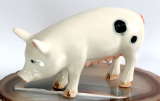 Schwein, Porzellan, Miniatur