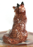 Fuchs, Porzellanminiatur