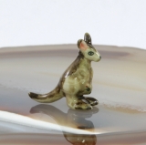 Känguruh, Porzellanminiaturen,Miniatur