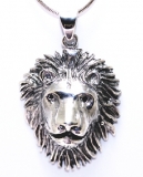 Löwe, Anhänger, 925 Sterling Silber