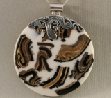 Holz und 925 Sterling Silber, Anhänger Holz und 925 Sterling Silber, Anhänger