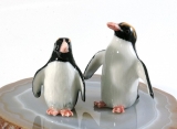 Pinguin, Porzellanminiaturen,  1 Paar