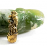 Hahn auf dem Penis Bronze Erotika