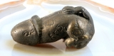 Ratte und Penis, Bronze, Erotika